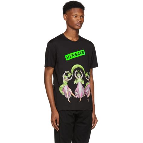 versace print statue t|Versace shirts for women.